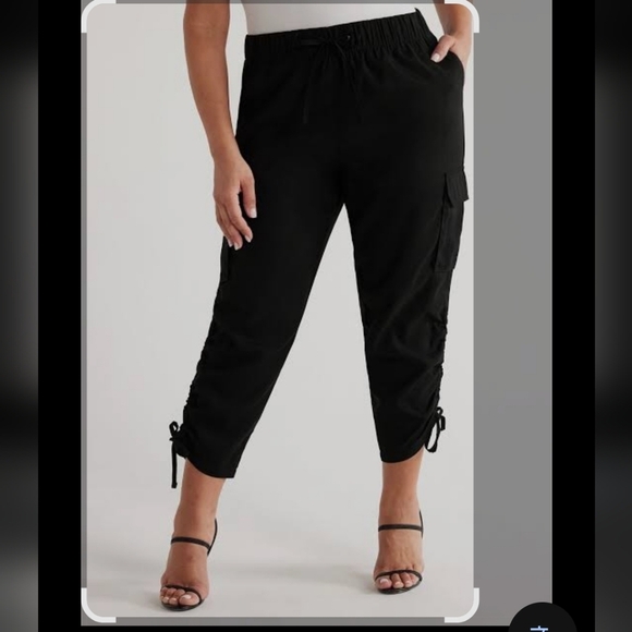 Cato Pants - Black Cargo Pants
